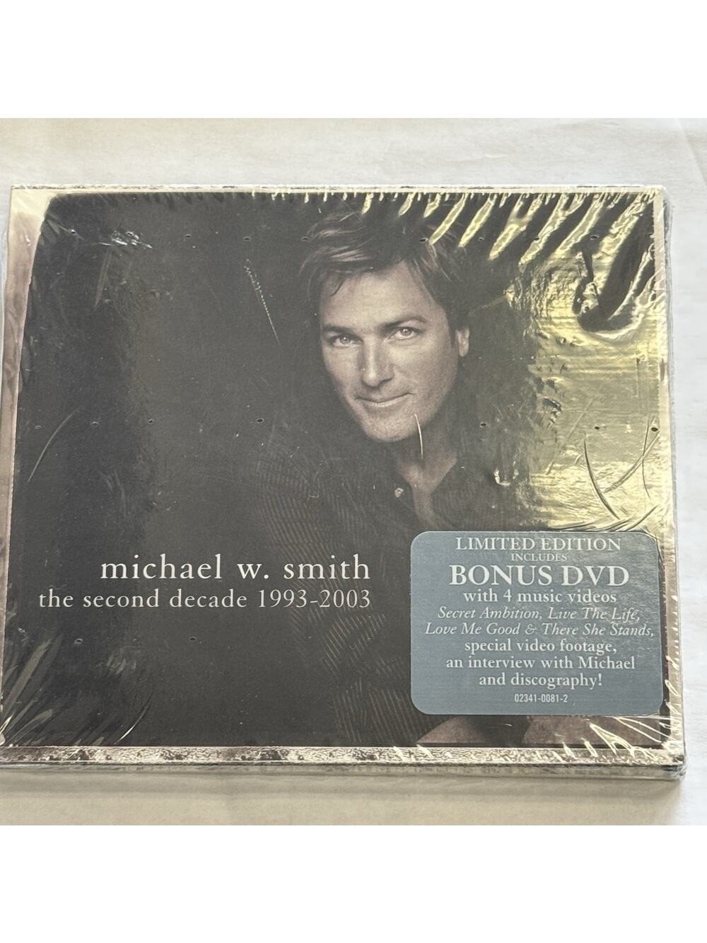 MICHAEL W SMITH The Second Decade 1993-2003 CD/DVD Limited Edition New Sealed